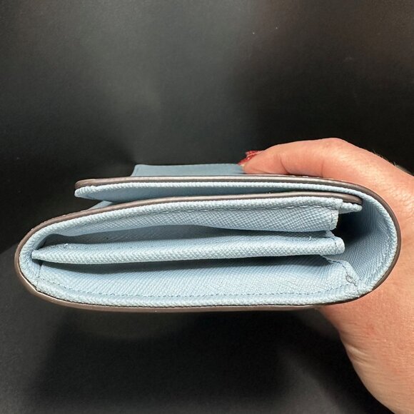 Michael Kors Women Jet Set Travel Large Trifold Wallet Clutch - ECU - Picture 5 of 7